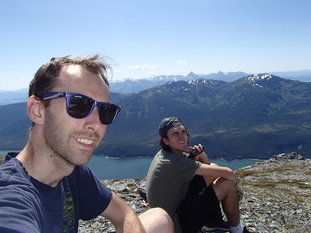 Brian and Tanner on top of Gastineau Peak