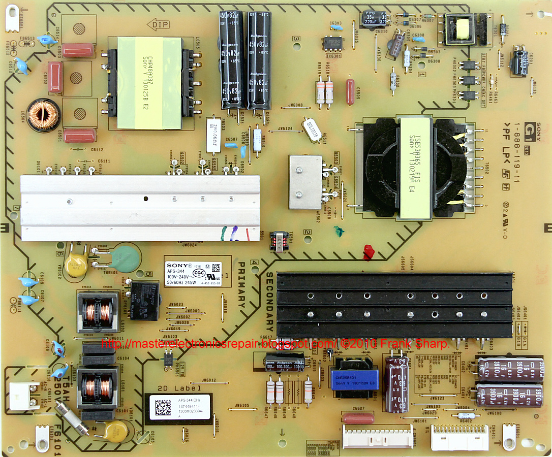 Master Electronics Repair ! REPAIR / SERVICING TV SONY KDL55W905A