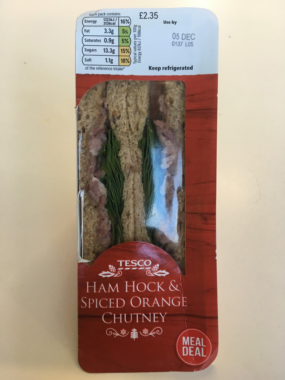 A Review A Day Today's Review Tesco Ham Hock & Spiced Orange Chutney