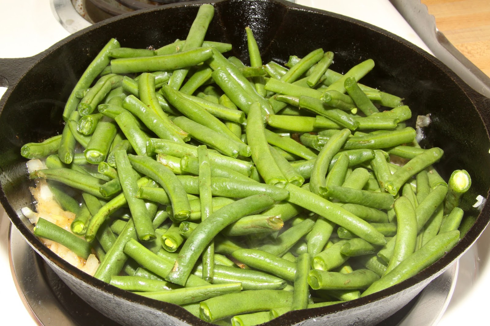 For the Love of Food Southern Slow Cooked Green Beans with Bacon