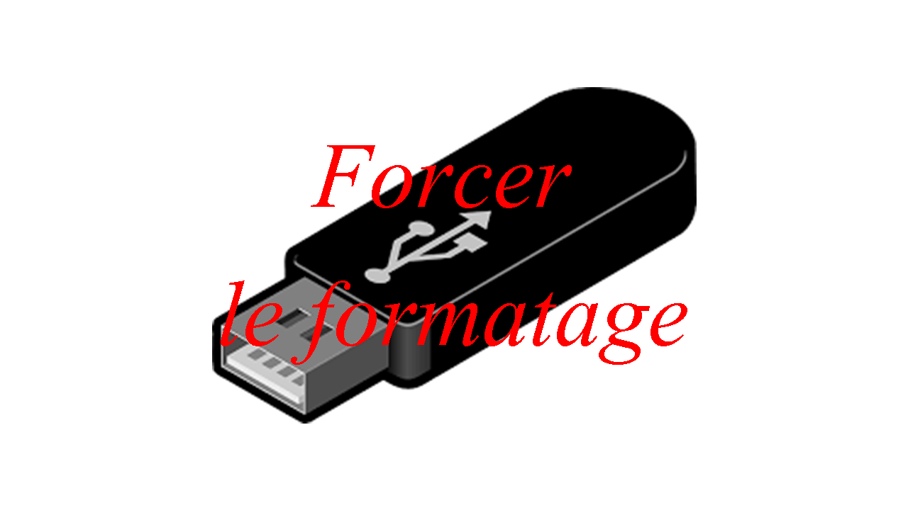 Forcer le formatage de votre clé USB Omar Ituto