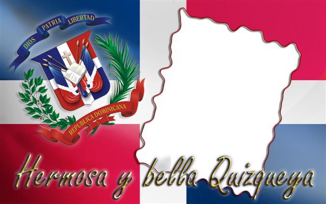 Marco para crear fotomontajes de la República Dominicana