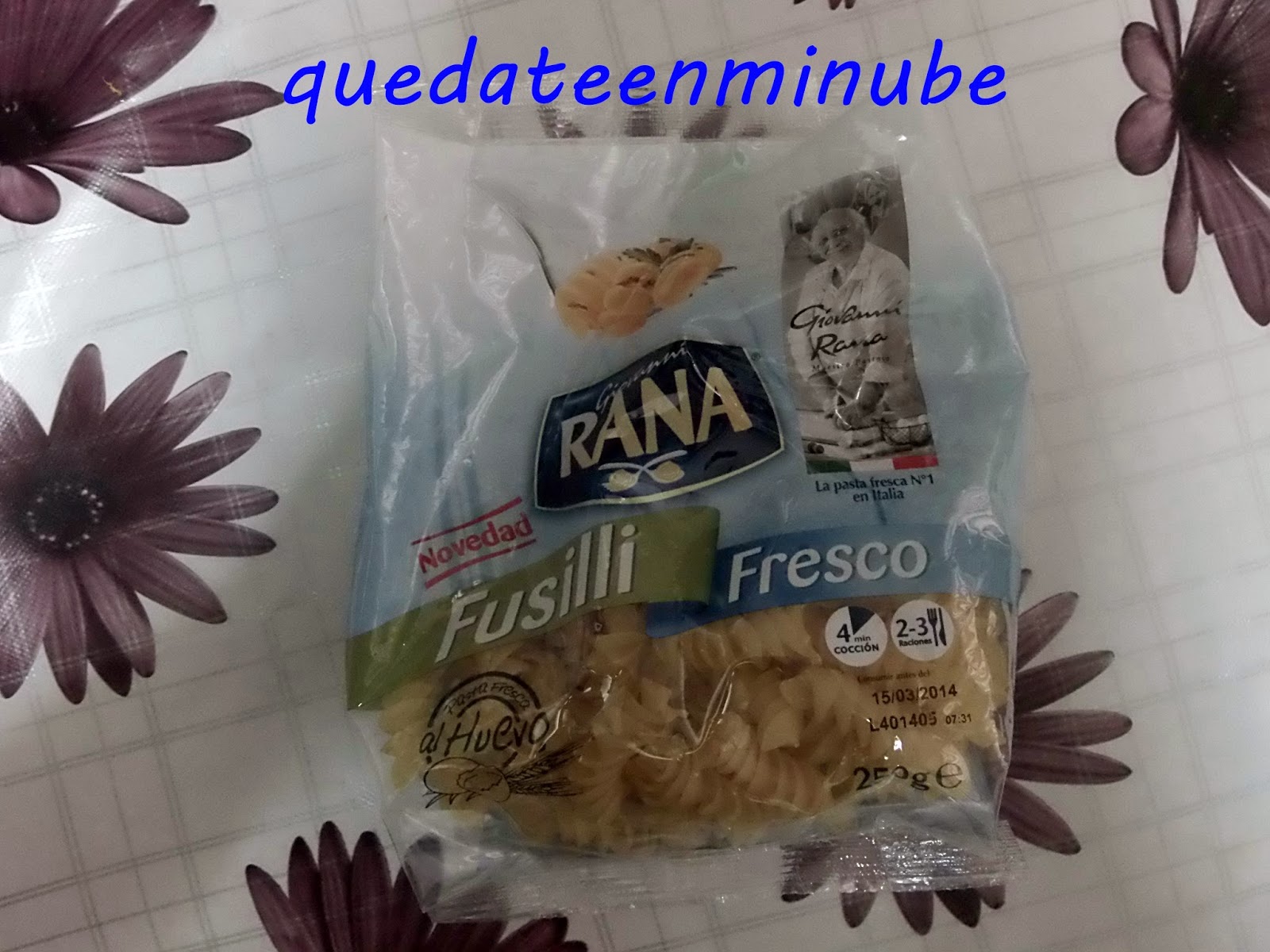 Quédate en mi nube Pasta Fresca Rana, una delicia!!!