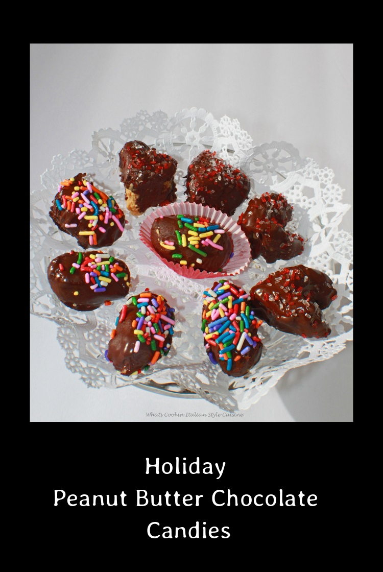 Holiday Peanut Butter Chocolate Candy What's Cookin' Italian Style