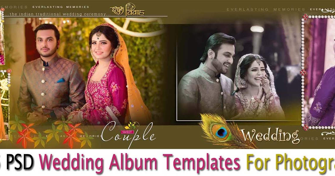 Download Mix 12x36 Psd Wedding Album Templates For Photographers Download PSD Mockup Templates