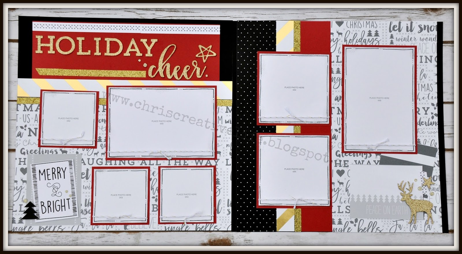 Chris' Creative Life Silver & Gold Scrapbooking