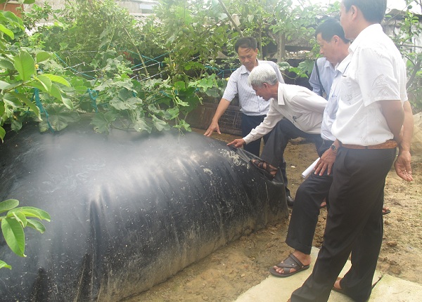 Hình ảnh túi biogas HDPE tại Quảng Ninh