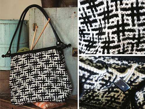 Mosaic Knitting Pattern. Hashtag Quixotic. Skill Level: Intermediate. Designer: Donna Yacino.