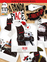 A Panda Piace l'Avventura Keison Bevilacqua poster cover 2