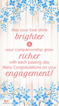 engagement wishes