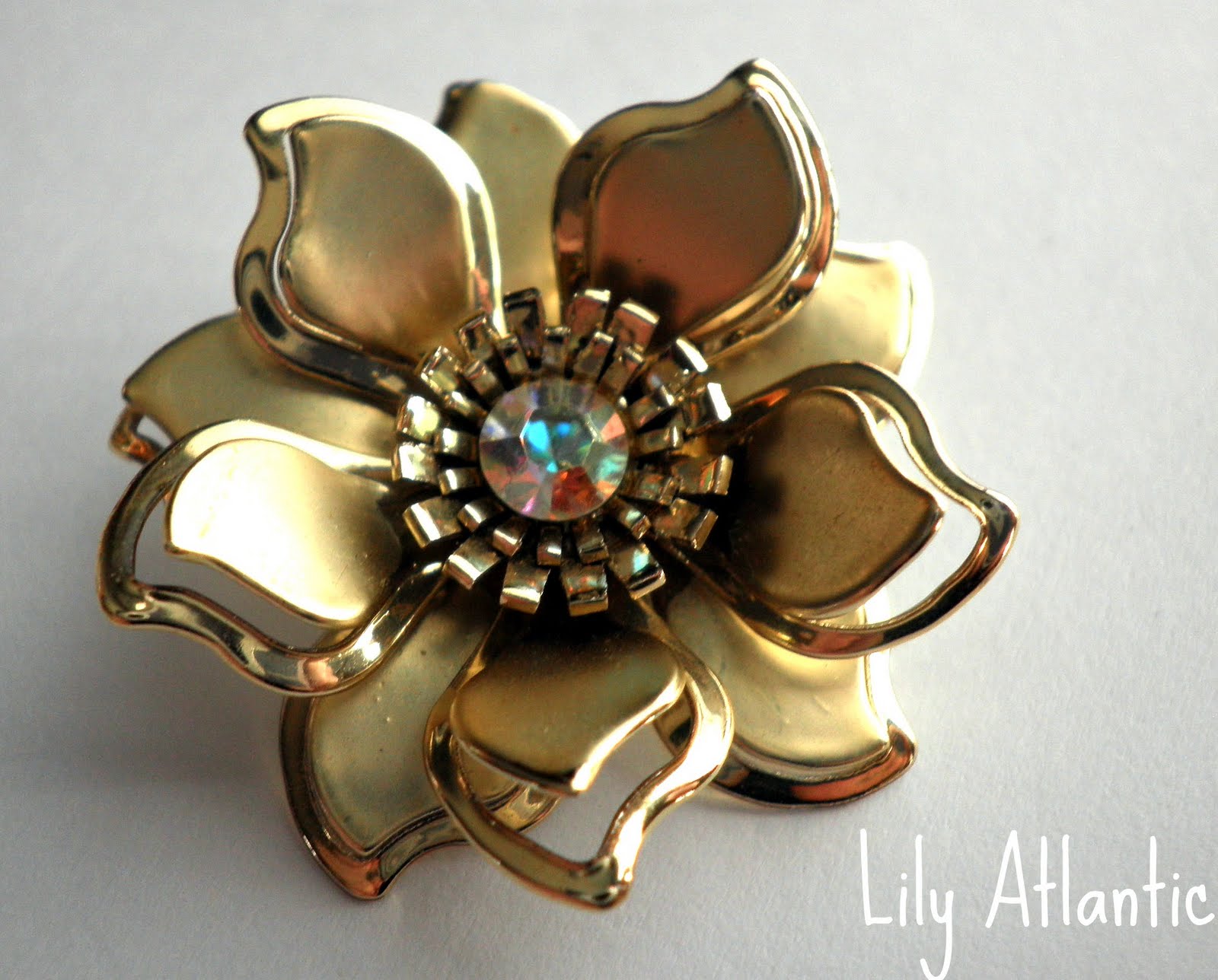 Lily Atlantic DIY Repurposed Clip On Earring to Ring