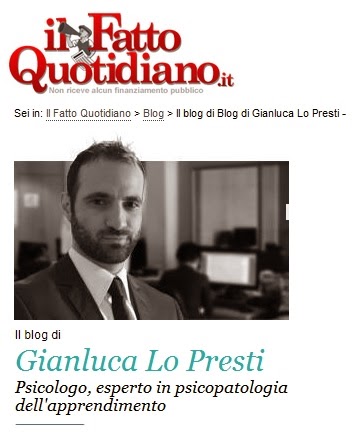 Blog di Gianluca Lo Presti sul Fatto Quotidiano