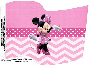 Coqueta Minnie en Rosa:Imprimibles Gratis para Fiestas. Coqueta Minnie en Rosa:Imprimibles Gratis para Fiestas.