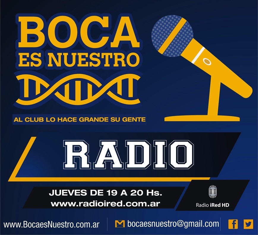 BOCA ES NUESTRO EN RADIO PROGRAMA DEL 040816 BOCA ES NUESTRO