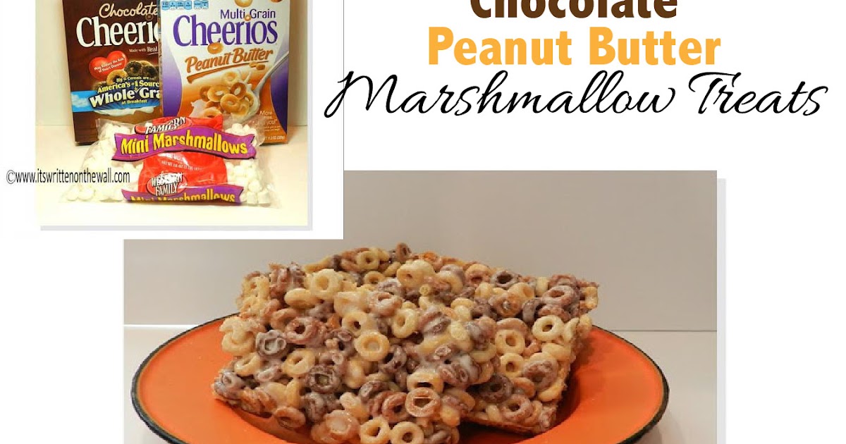 It's Written on the Wall Chocolate Peanut Butter Marshmallow Treat