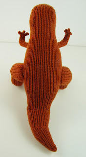 t rex dinosaur knit tyrannosaurus rex toy orange