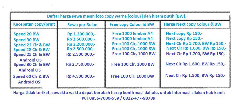Harga Print Warna A3 Per Lembar Ide Perpaduan Warna