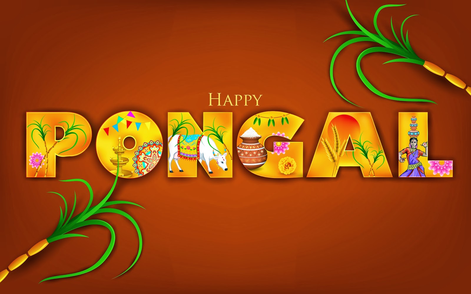 happy-pongal-3d-letter-logo-naveengfx.com