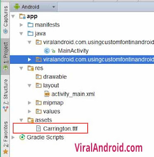 How to Use Custom Fonts in Android Application
