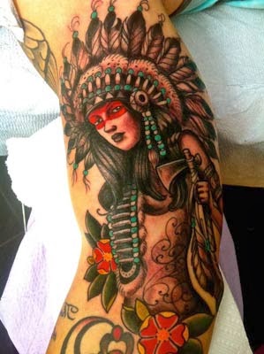 tatuagens de indias americanas lindas