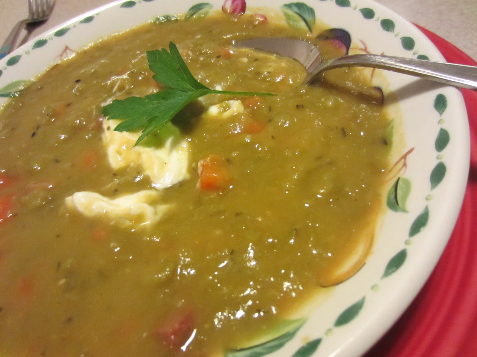 Split Pea and Smoked Ham Soup Renee's Kitchen Adventures