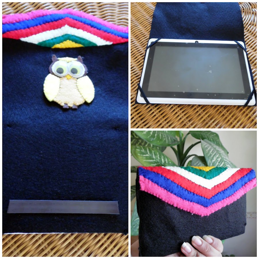 Funda para tablet con fieltro