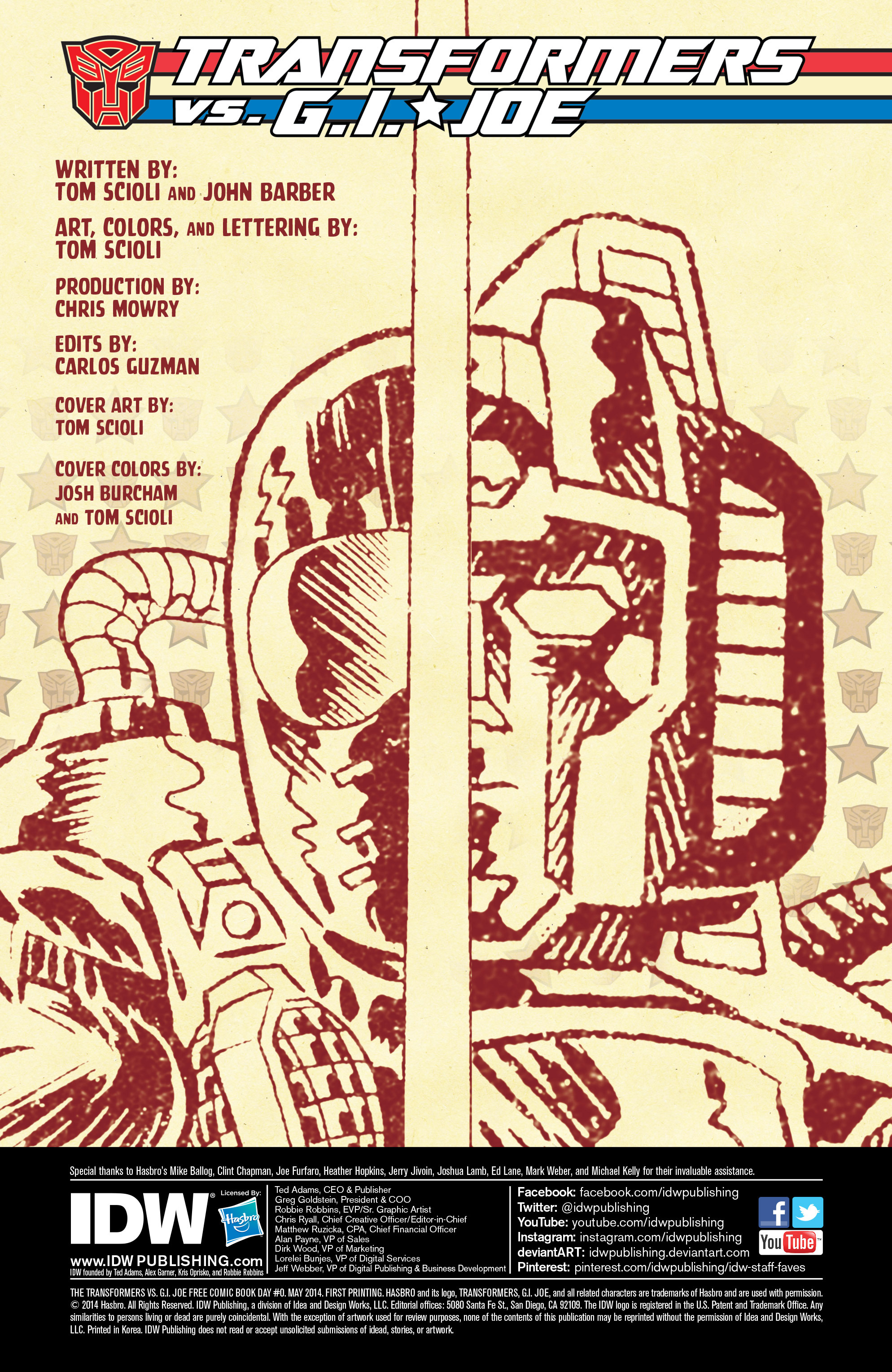 Read online The Transformers vs. G.I. Joe comic -  Issue #0 - 2