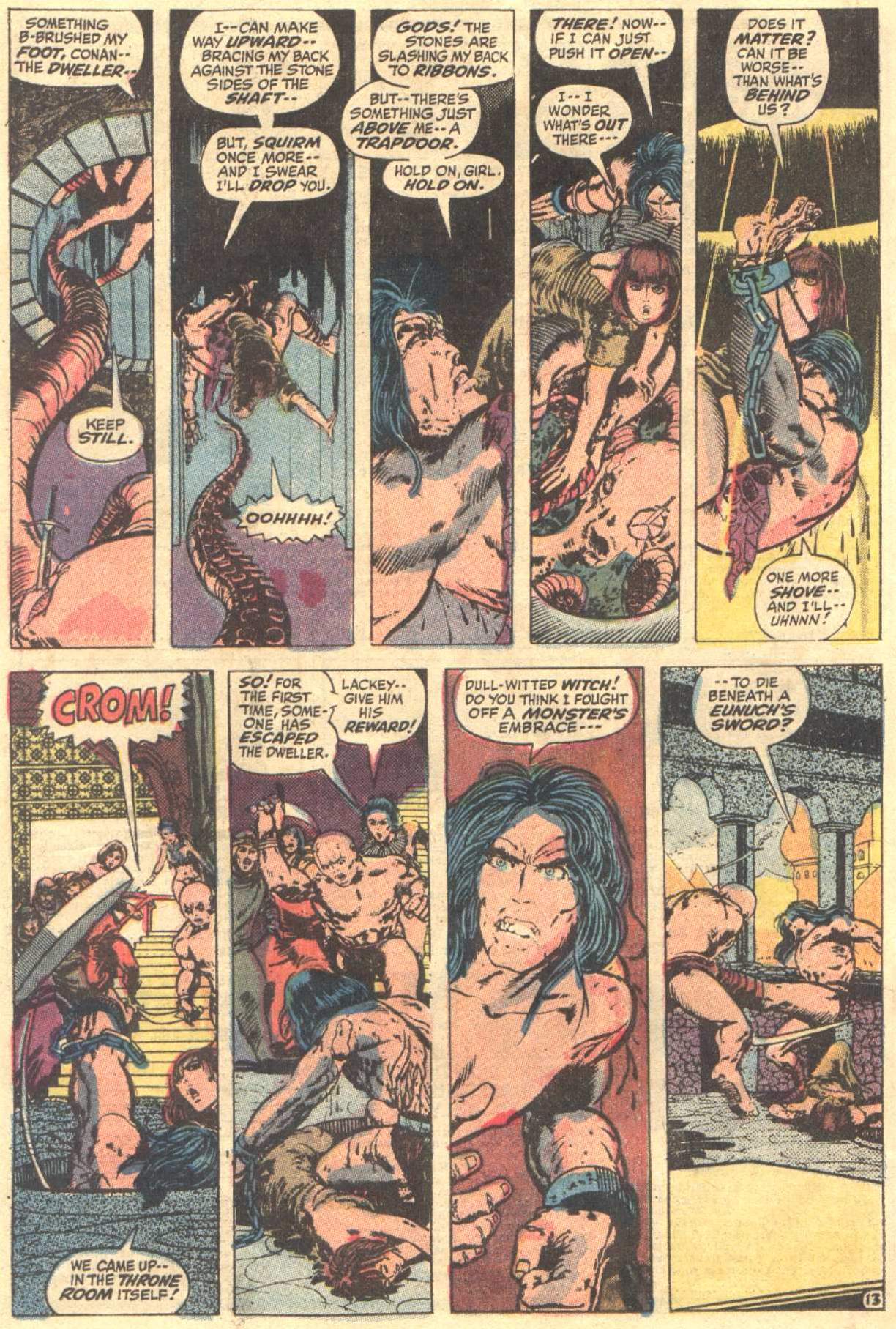 Read online Conan the Barbarian (1970) comic -  Issue #12 - 14