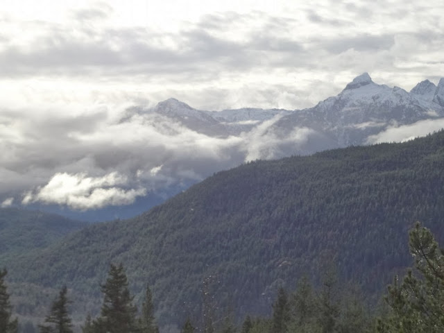 Mountains along Sea-to-Sky Highway, BC