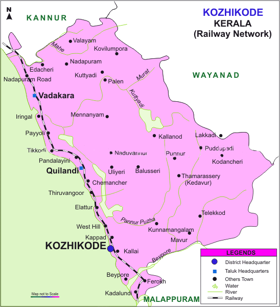 RailMapindia kozhikode railways map