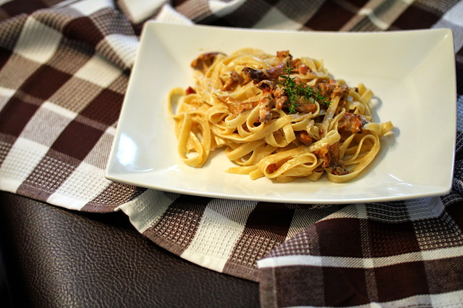 Blogschokolade &amp; Butterpost: Spaghetti mit Pfifferlingen und Aioli