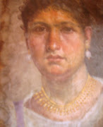 RETRATO EN LA MOMIA DE UNA MUJER. pintura al temple sobre lienzo (retrato momia)