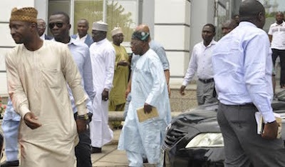 Obasanjo pays surprise visit to PDP national convention inauguration centre