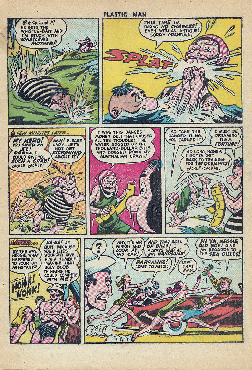 Read online Plastic Man (1943) comic -  Issue #55 - 17