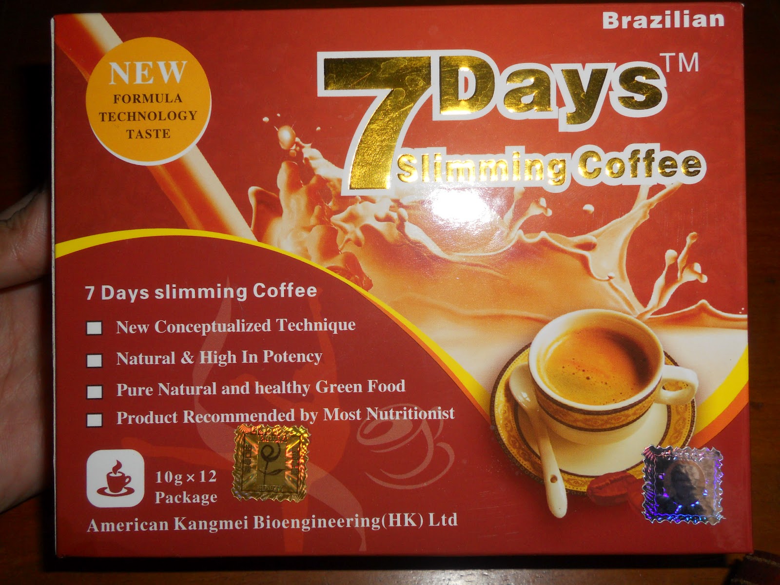 OneHappyPinay Personal Review on 7DAYS SLIMMING COFFEE