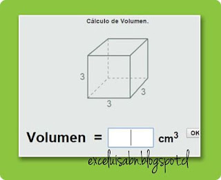 Cálculo de volumen.