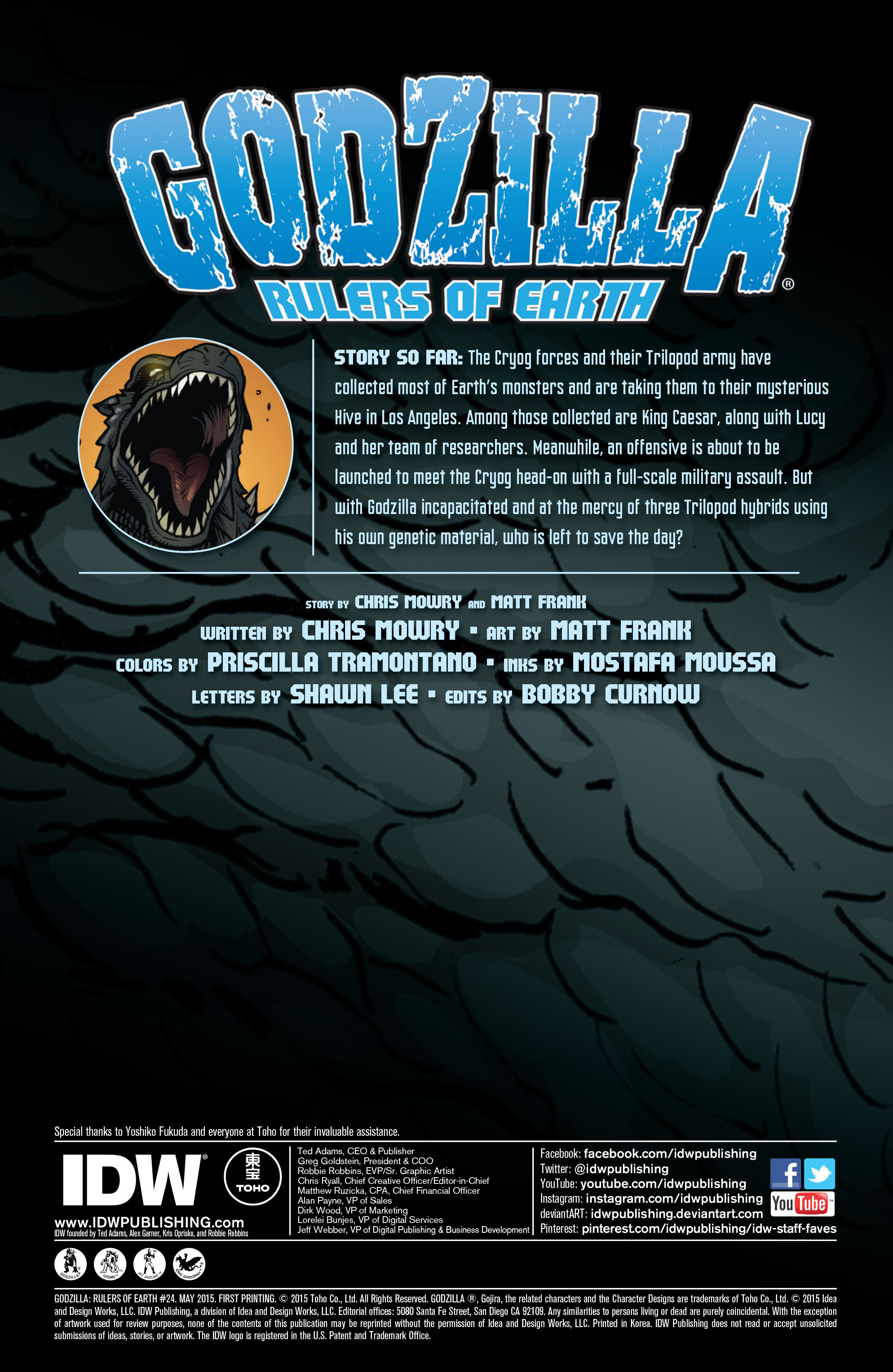 Read online Godzilla: Rulers of Earth comic -  Issue #24 - 2