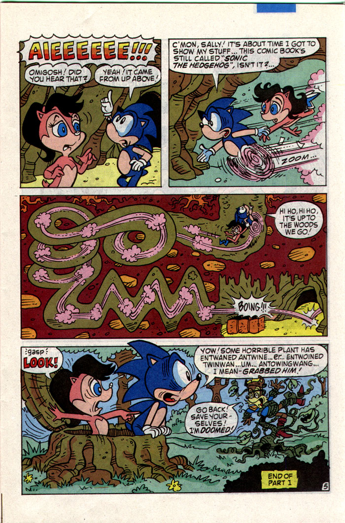 Read online Sonic The Hedgehog comic -  Issue #1 - 6