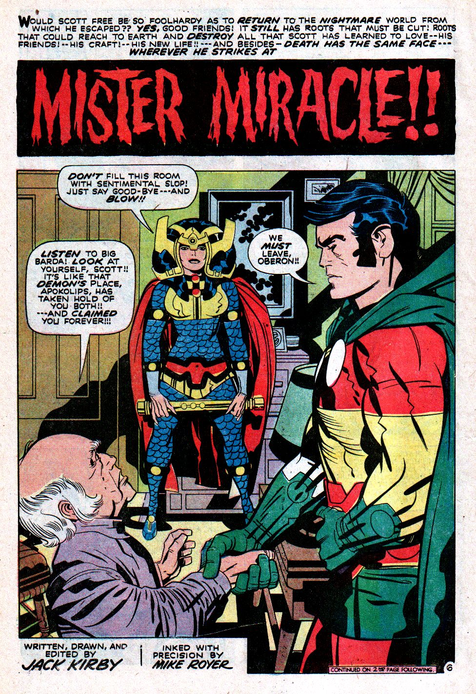 Read online Mister Miracle (1971) comic -  Issue #7 - 7