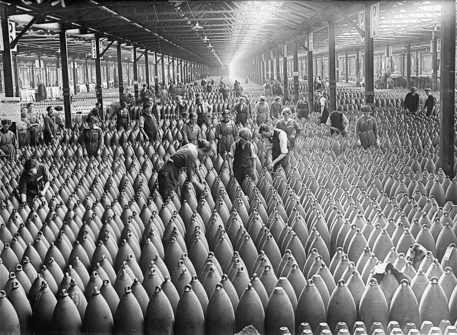 World Of Technology Munitions factory during World War 1