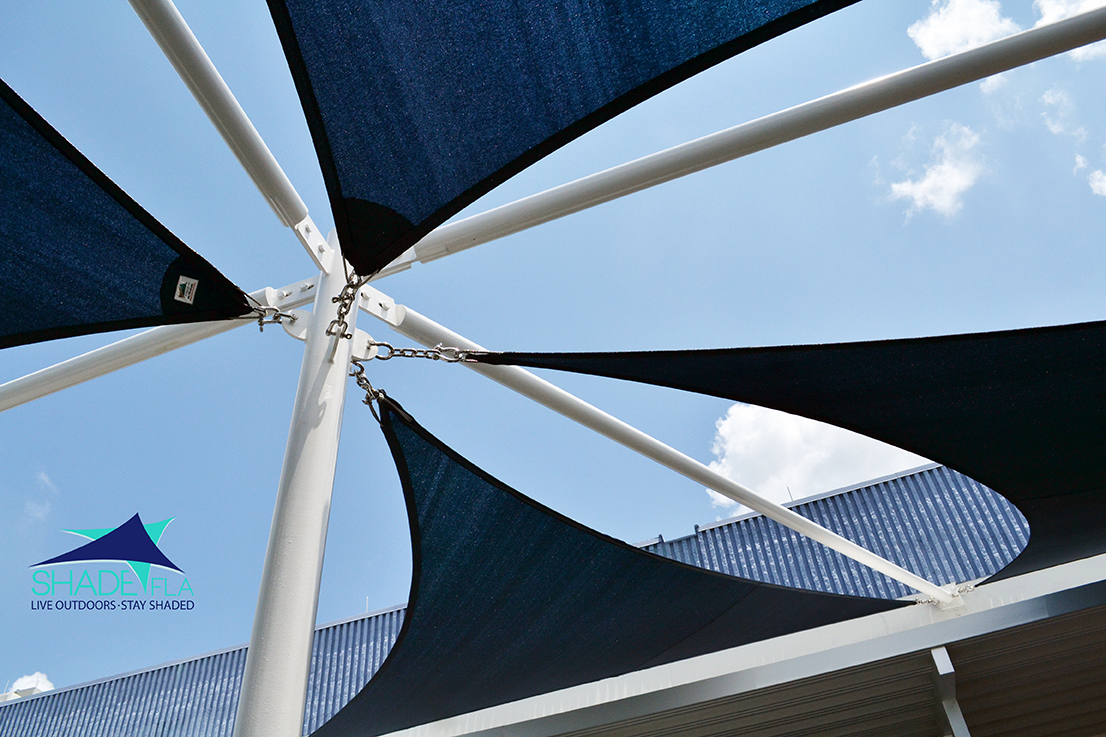 Tension sails structure Function meets eyecatching design ShadeFLA