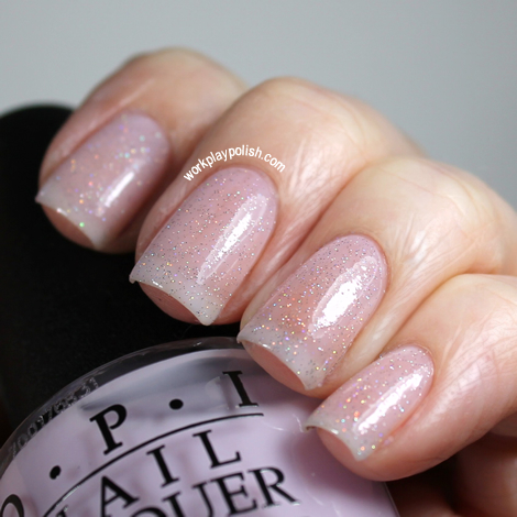 OPI Care to Danse and China Glaze Fairy Dust