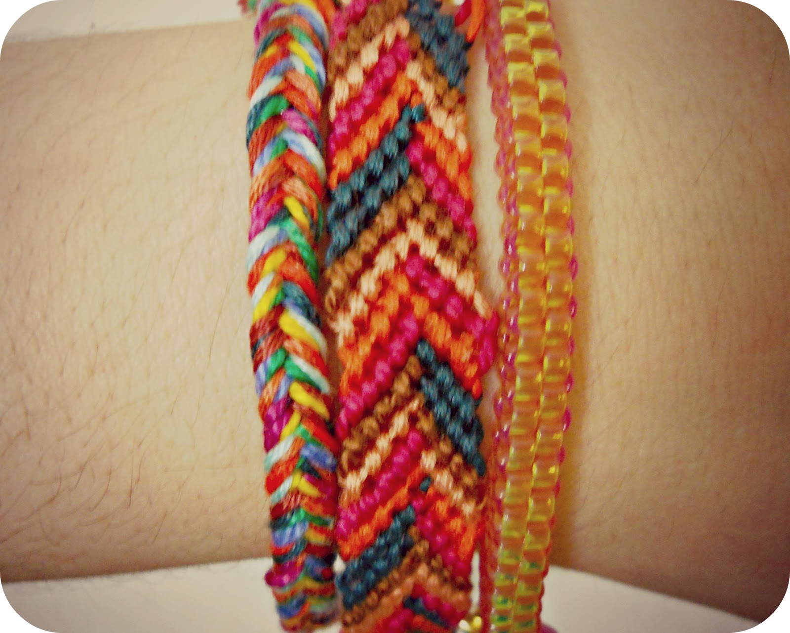 the Metric Child: FASHION// bracelets I've made