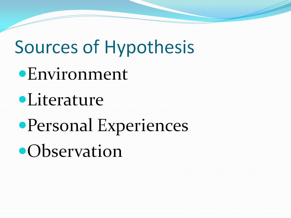 What is Hypothesis? Functions CharacteristicstypesCriteria Health