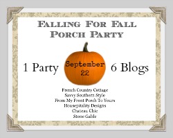 From My Front Porch To Yours- Falling For Fall Porch Party- A Fall Porch Link Up Party