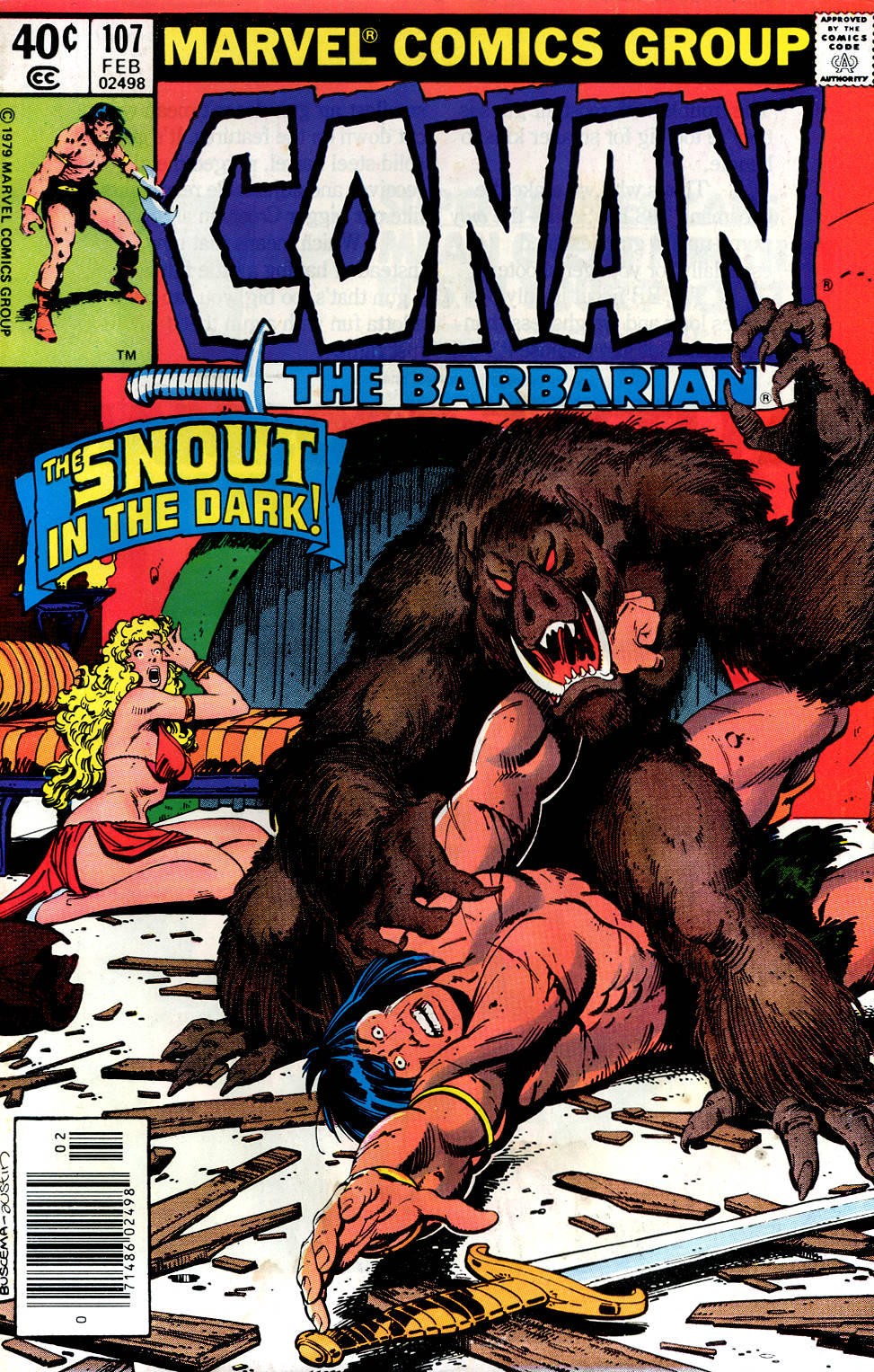 Read online Conan the Barbarian (1970) comic -  Issue #107 - 1