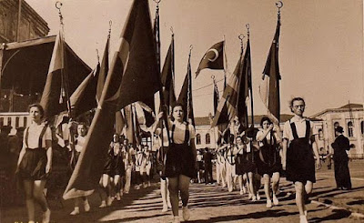 1939 yılında Gençlik ve Spor Bayramı kutlaması