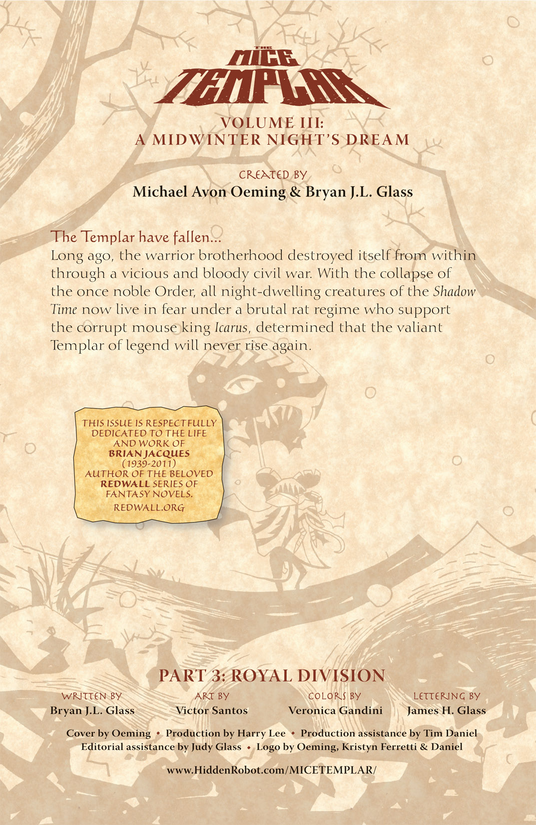 Read online The Mice Templar Volume 3: A Midwinter Night's Dream comic -  Issue #3 - 2