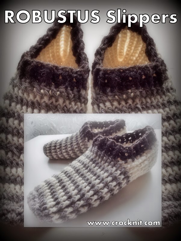 crochet patterns, man slippers, 