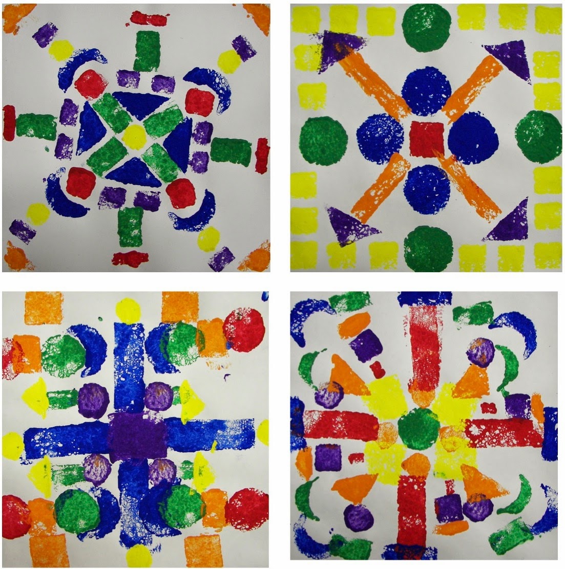 The Rolling Artroom Sponge Print Designs (1st3rd Grade)